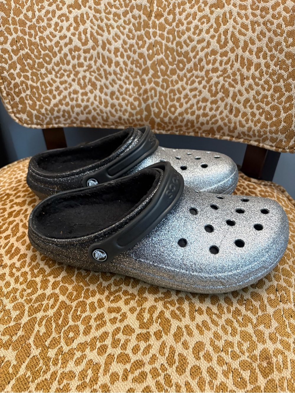 Women’s Sparkle Crocs Size 10 - Picture 5 of 5